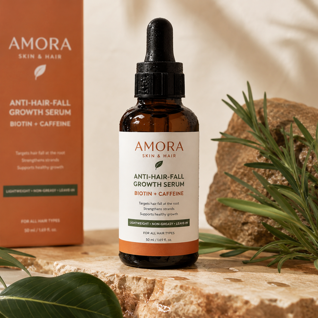 Anti-Hair-Fall Growth Serum Biotin + Caffeine